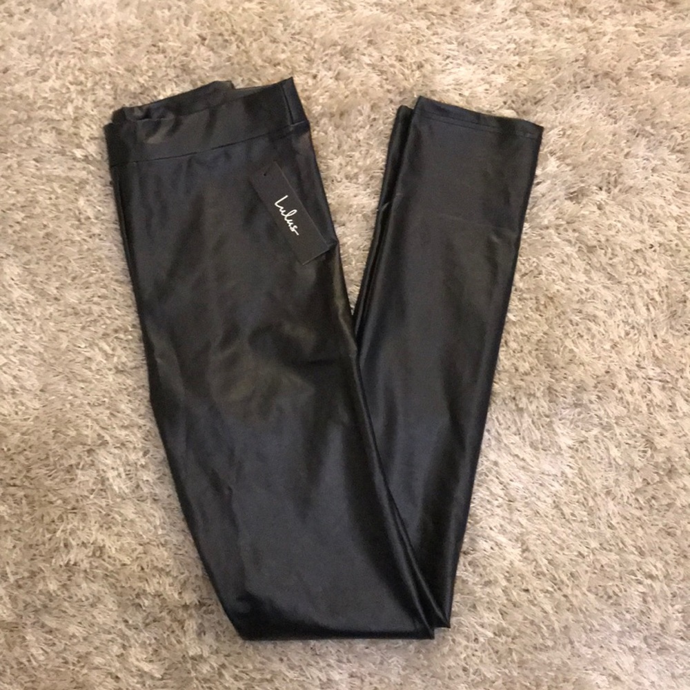 LULUS Leather Leggings!
